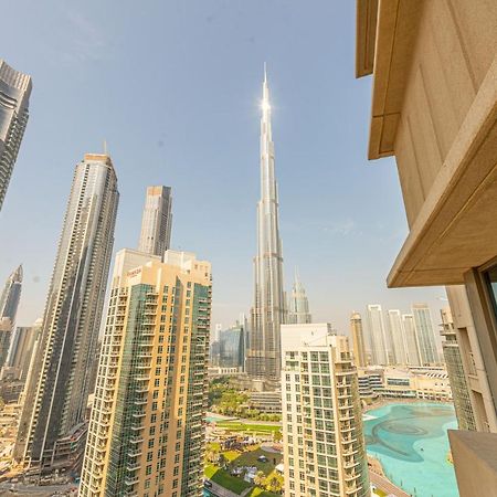 First Class 2Br With Full Burj Khalifa And Fountain View Dubai Exterior photo